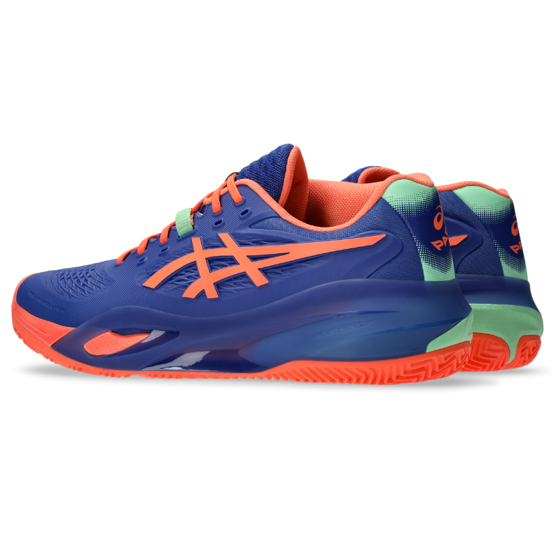 ASICS SHOE G-RESOLUTION X PADEL MN DARK COBALT/VIVID CORAL (AW25)