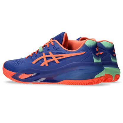 ASICS SHOE G-RESOLUTION X PADEL MN DARK COBALT/VIVID CORAL (AW25)