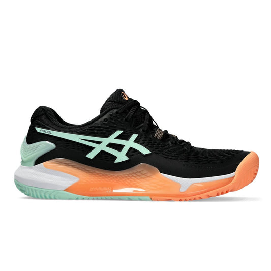 ASICS SHOE G-RESOLUTION 9 PADEL WN BLACK/MINT TINT (SS24) (TBD)