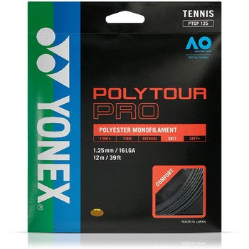 YONEX STRING POLYTOUR PRO 1.25MM 16G GRY SET