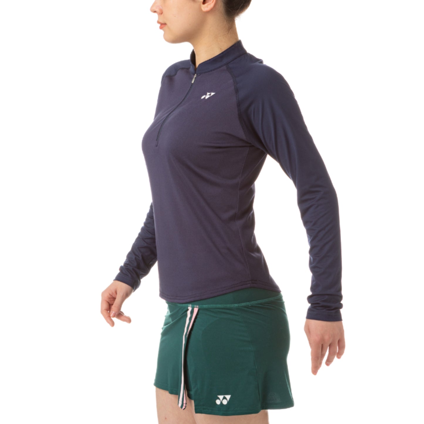 YONEX SHIRT TEE LONG SLEEVE 20653 WN NAVY BLUE