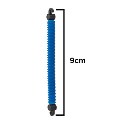 Tourna dampener size with black connectors on a white background