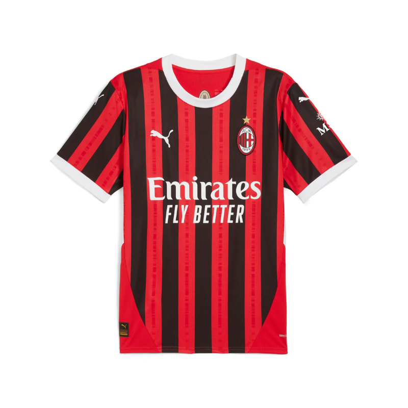 PUMA SOCCER JERSEY HOME AC MILAN RED 24/25