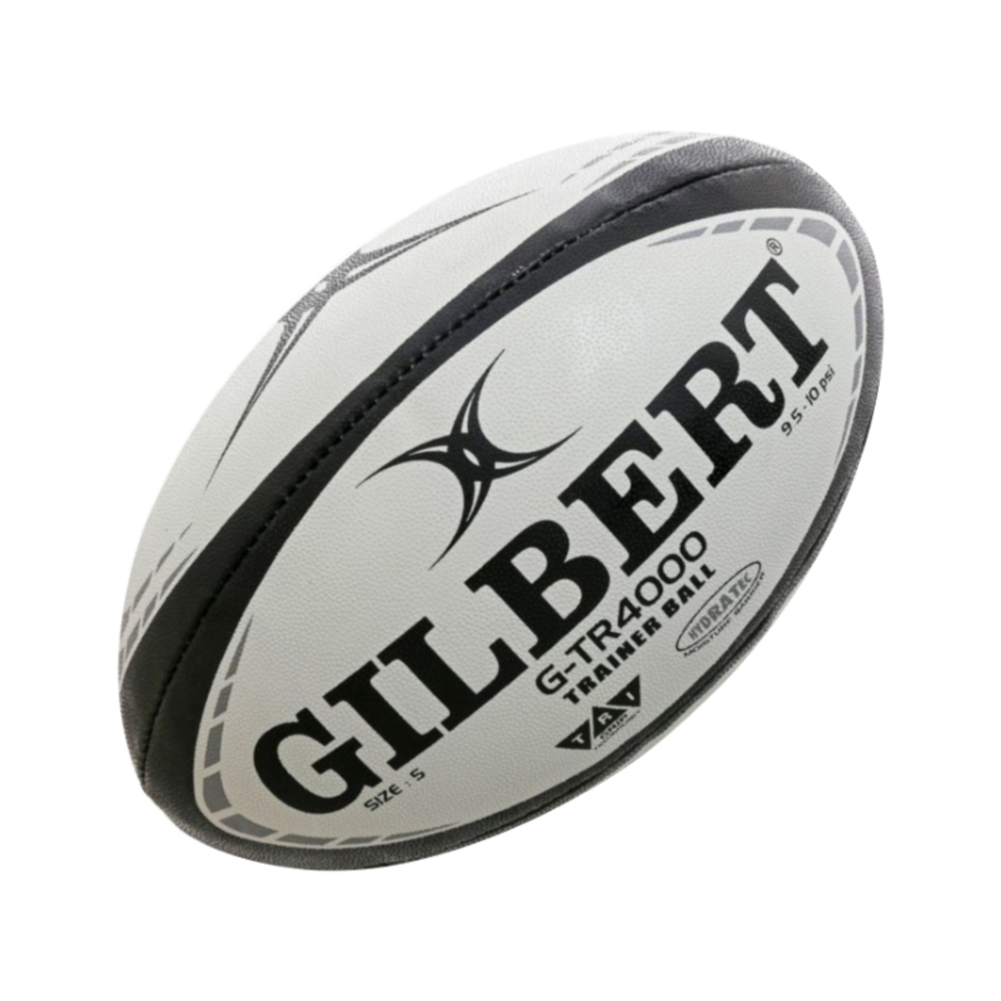 Gilbert rugby ball on a white background