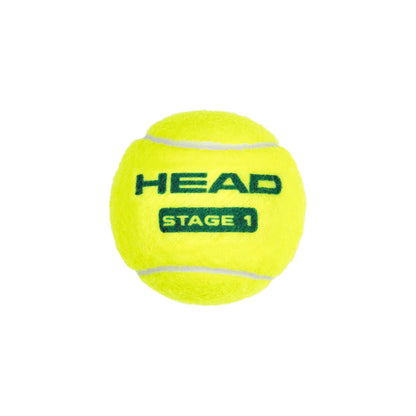 HEAD BALL TENNIS  STAGE 1 GREEN / CAN (3)