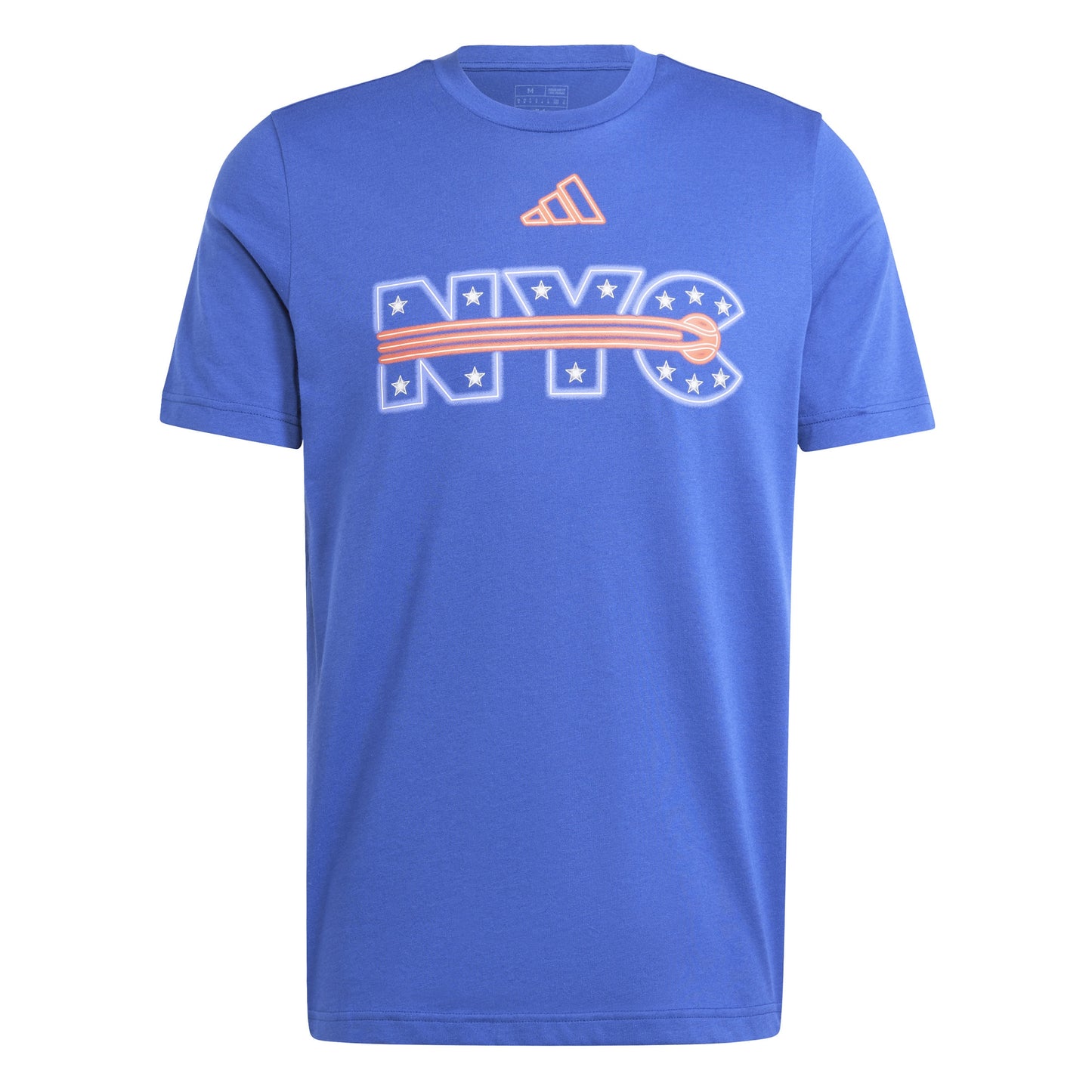 ADIDAS SHIRT TEE NYC GRAPHIC MN LUCID BLUE (AW24)