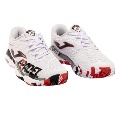 JOMA SHOE PADEL SMASH A1 MN WHITE/BLACK/RED (AW24)