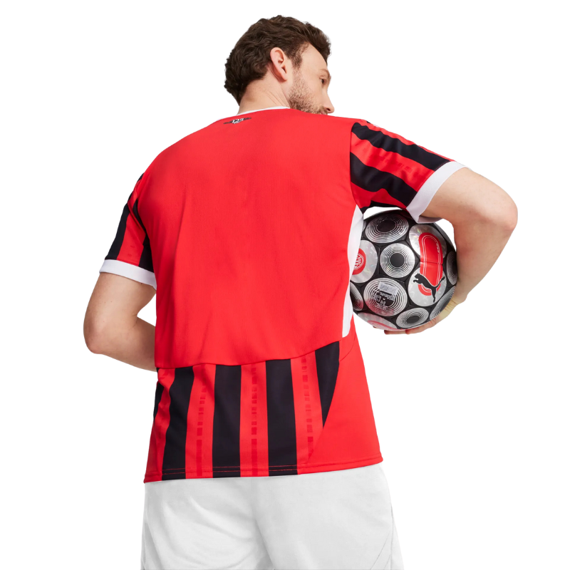PUMA SOCCER JERSEY HOME AC MILAN RED 24/25