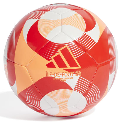 ADIDAS BALL SOCCER OLYMPICS CLUB ILE-DE-FOOT 2024 SOLAR RED  (AW24)