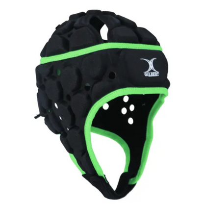 GILBERT HEADGUARD RUGBY ATTACK II BLACK/GREEN