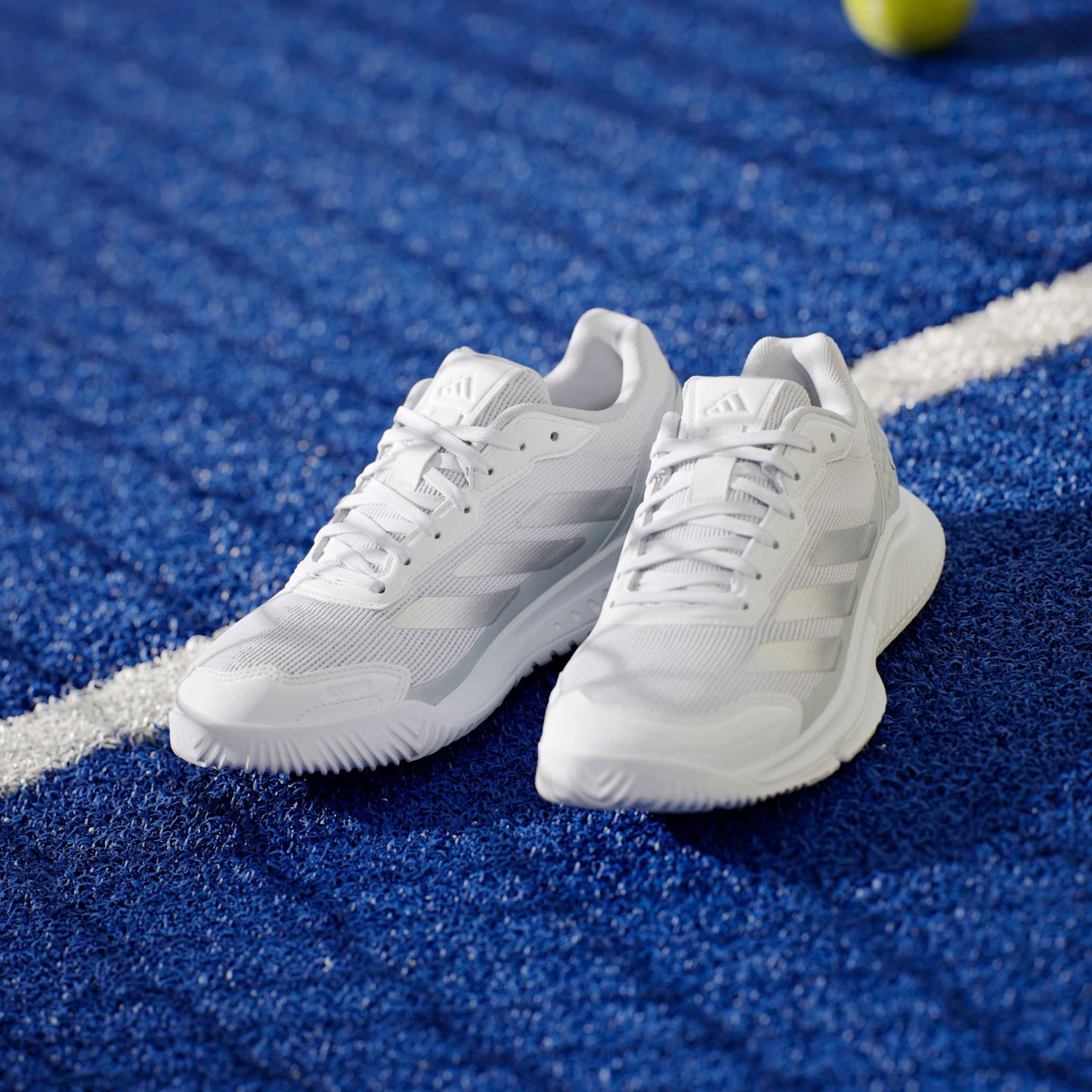 ADIDAS SHOE PADEL COURTQUICK WN WHITE/METALLIC (SS26)
