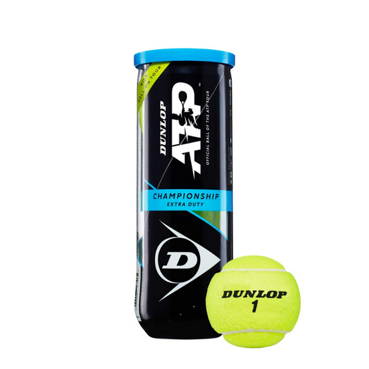 DUNLOP BALL TENNIS CHAMPIONSHIP EXTRA DUTY CAN (3) (TBD)