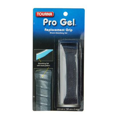 Packaged Tourna Pro Gel replacement grip on a white background