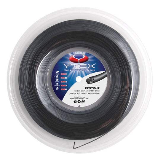 YTEX STRING PROTOUR BLK 16L 1.28MM REEL