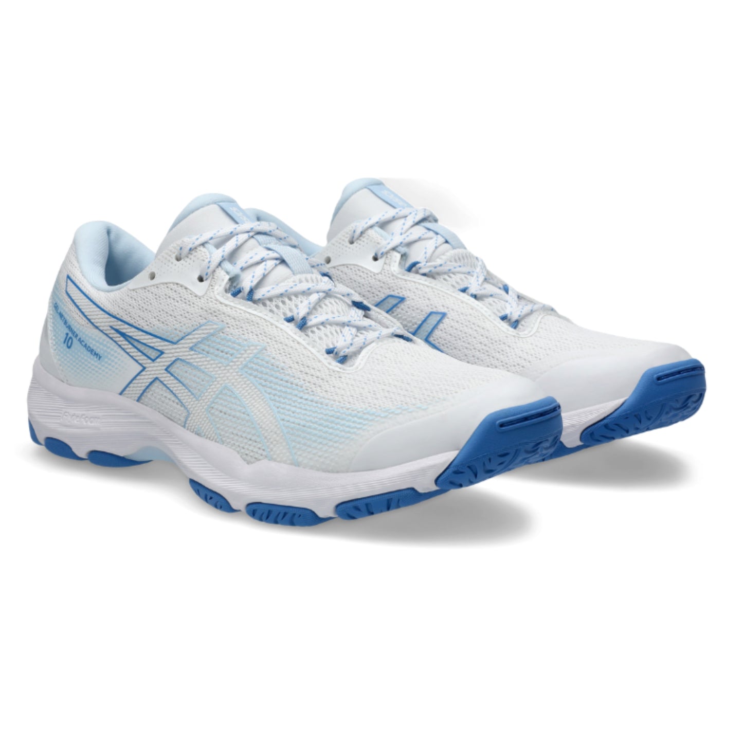 ASICS SHOE G-NETBURNER ACADEMY 10 WN WHITE/LIGHT BLUE (SS25)