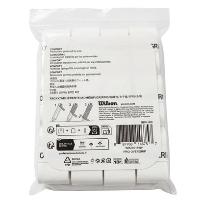 Wilson Pro Overgrip Packaging on a white background