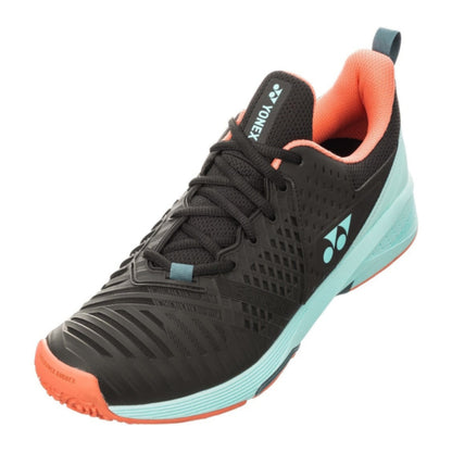 YONEX SHOE SONICAGE 3 CLAY MN BLACK/SKY BLUE (AW25)