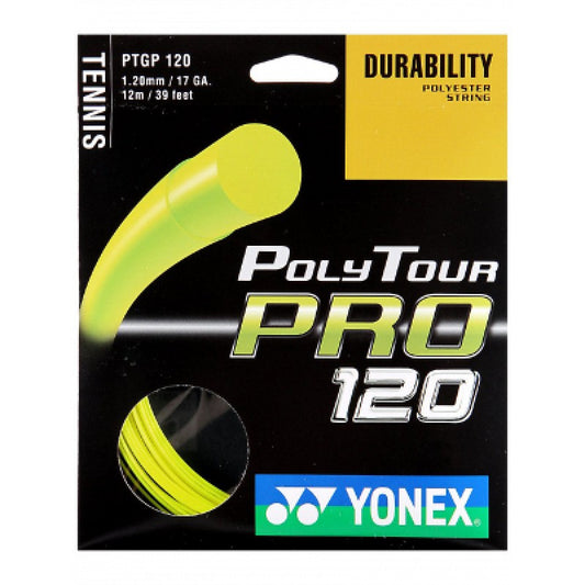 YONEX STRING POLYTOUR PRO 1.20MM 17G YEL SET