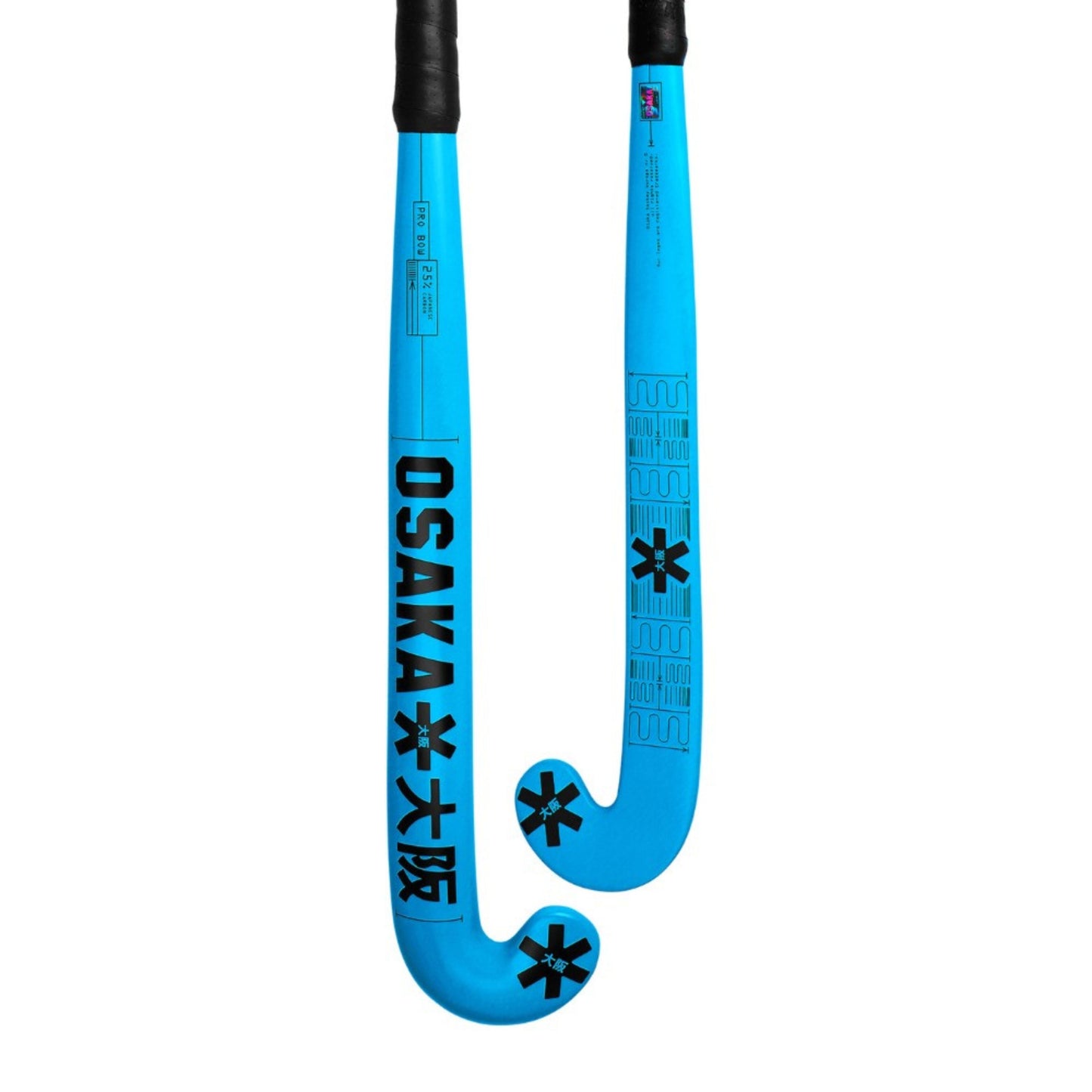 OSAKA HOCKEY STICK PRO BOW 25 ELECTRIC BLUE 37.5