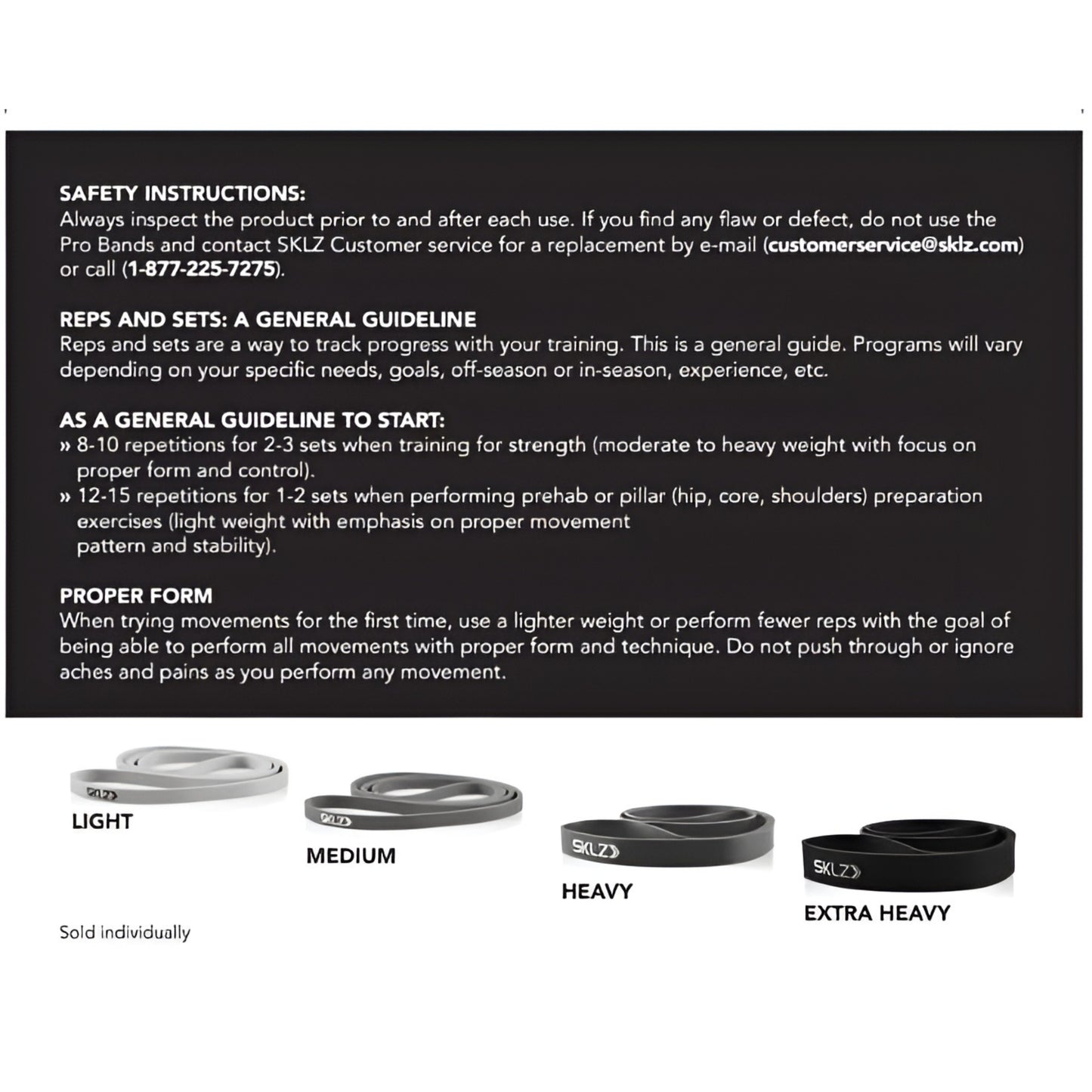 SKLZ PRO BAND 40INCH MEDIUM RESISTANCE RED