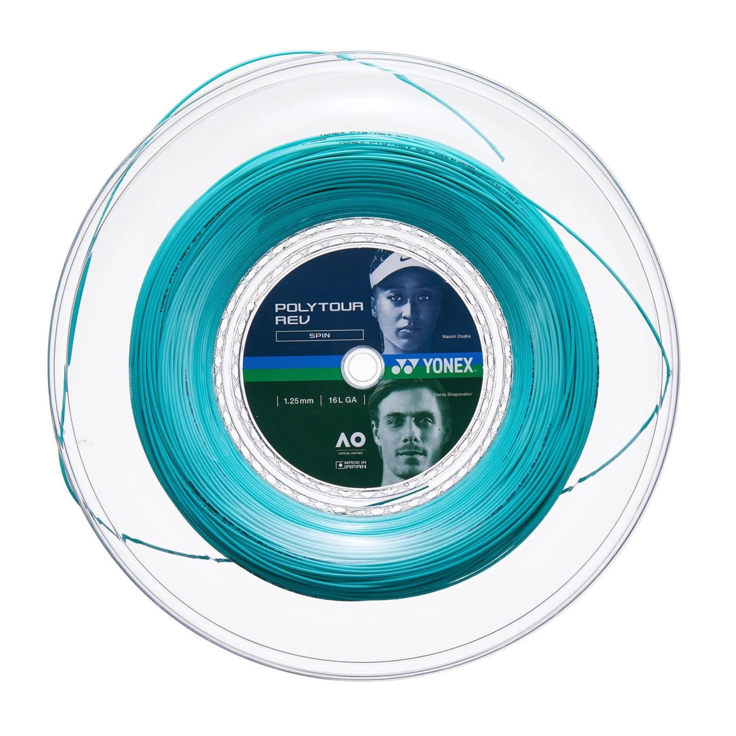 YONEX STRING POLYTOUR REV 1.25MM 16G MINT REEL