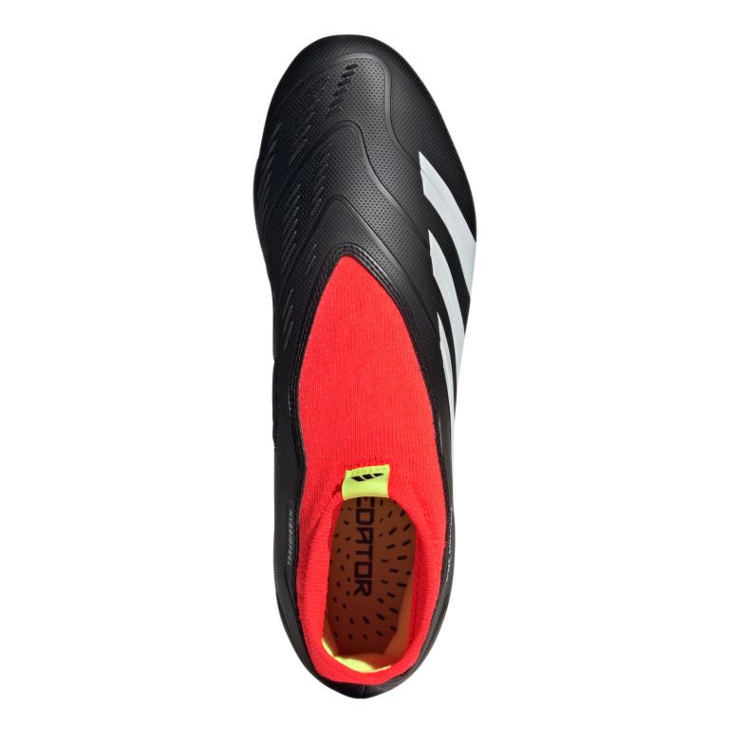 ADIDAS BOOT PREDATOR LEAGUE LACELESS FG CORE BLACK/SOLAR RED (SS24)