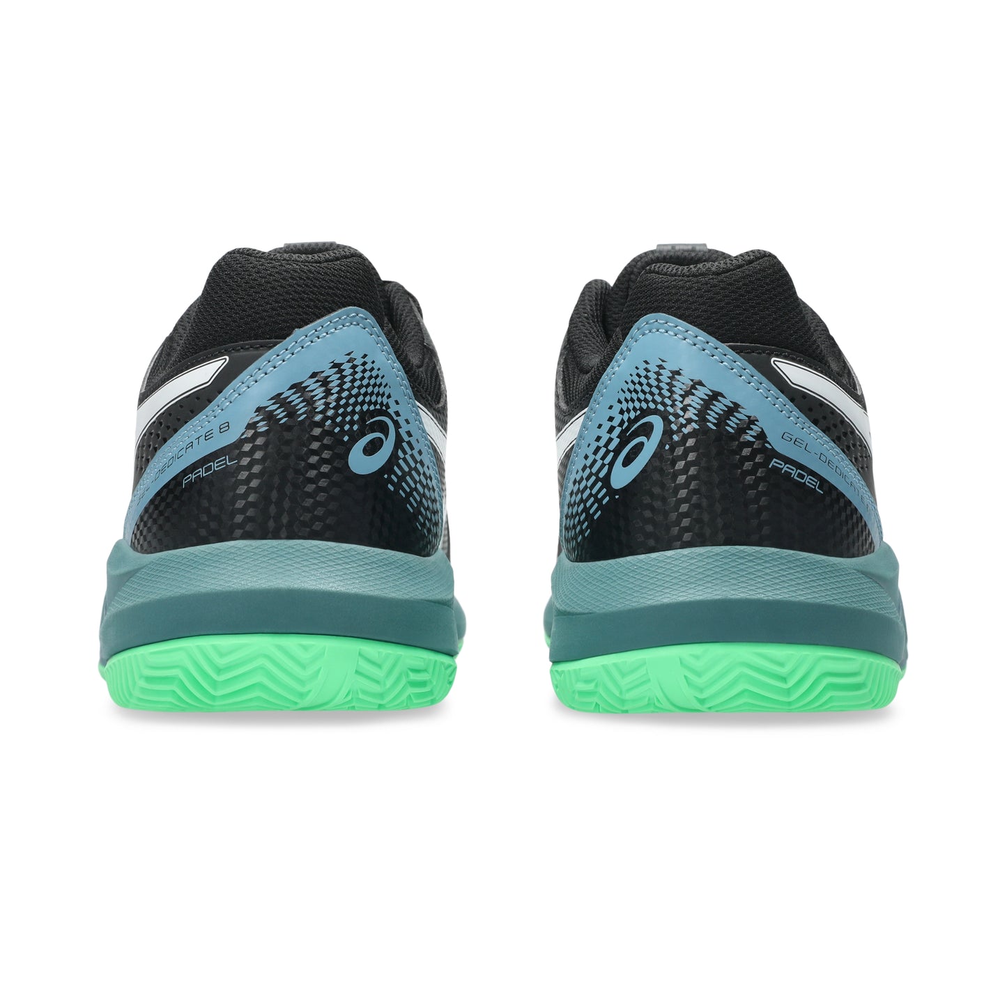 ASICS SHOE G-DEDICATE 8 PADEL MN BLACK/VITAL GREEN (SS26)