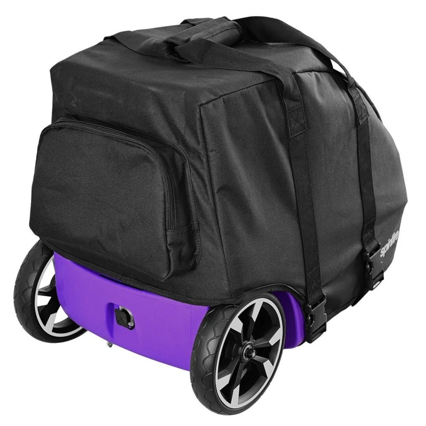 Black Spinfire Carry Case with the Branding 'Spinfire' on a white background