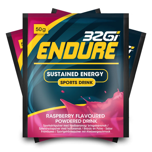32GI ENDURE RASPBERRY SACHET 50G