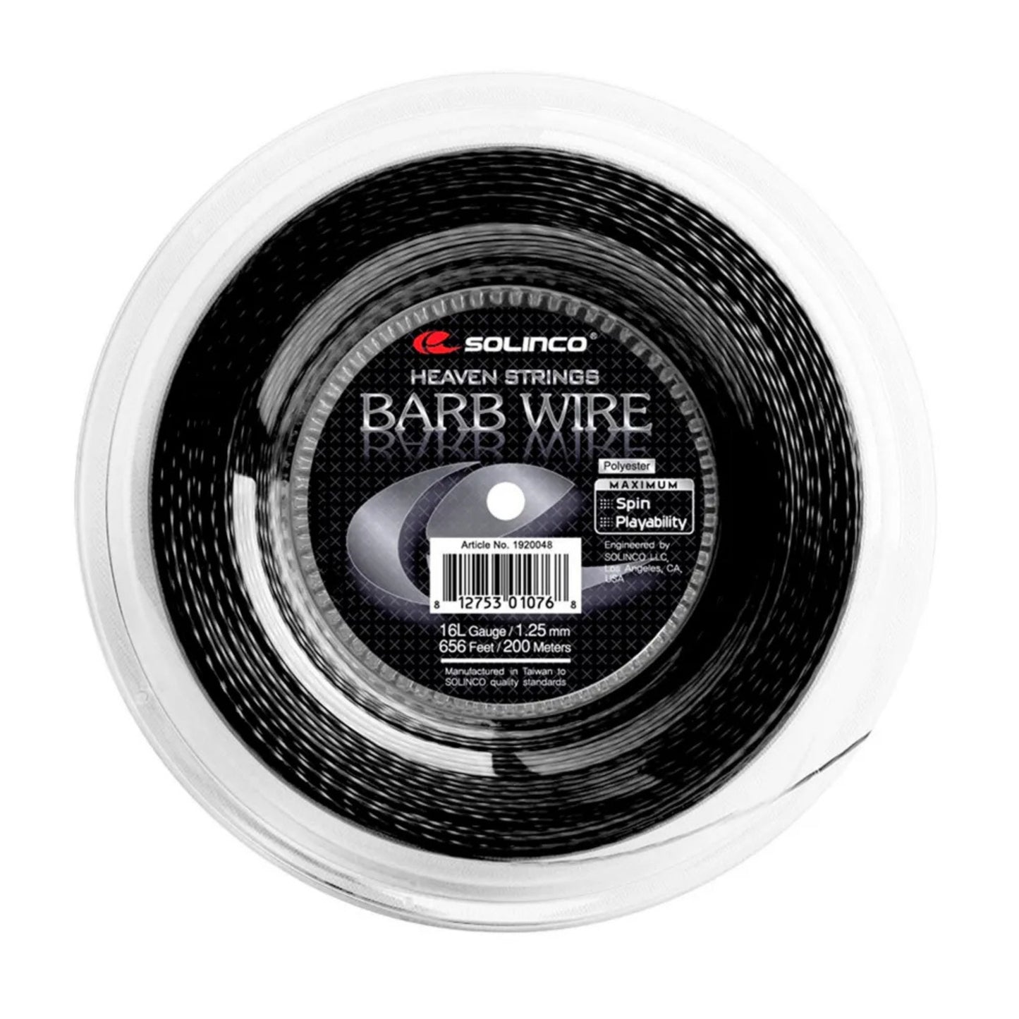 SOLINCO STRING BARB WIRE BLK 16L 1.30MM REEL