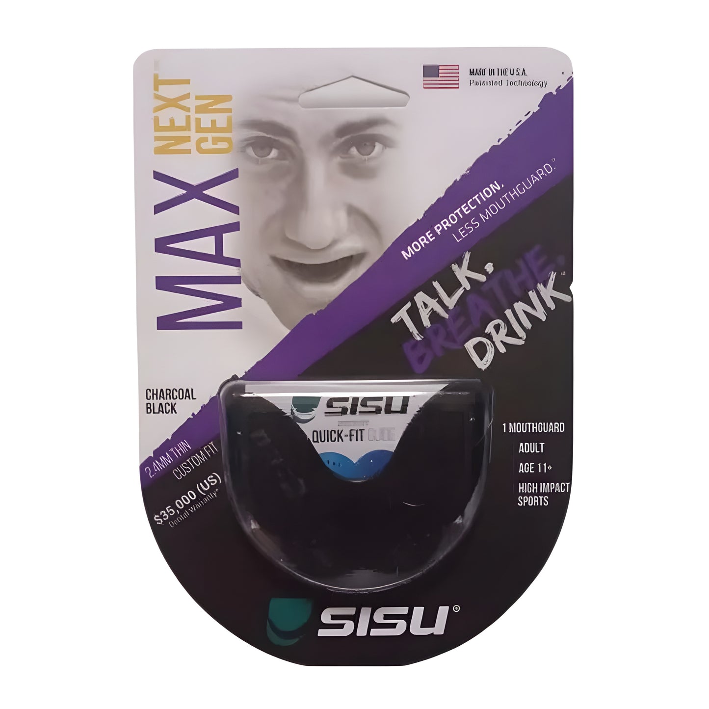 SISU MOUTHGUARD MAX 2.4MM ASSORTED