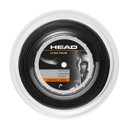 HEAD STRING LYNX TOUR 17G 1.25MM BLK / REEL