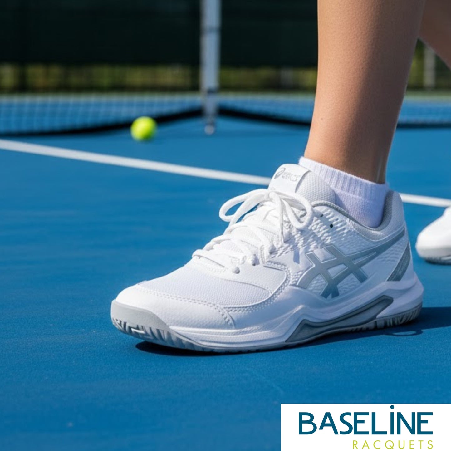 ASICS SHOE G-DEDICATE 8 WN WHITE/SILVER (SS26)