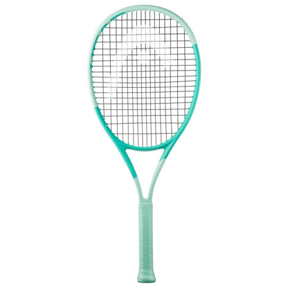 Head Tennis racket with a mint design on a white background