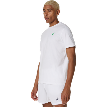 ASICS SHIRT TEE COURT GRAPHIC MN WHITE (SS25)