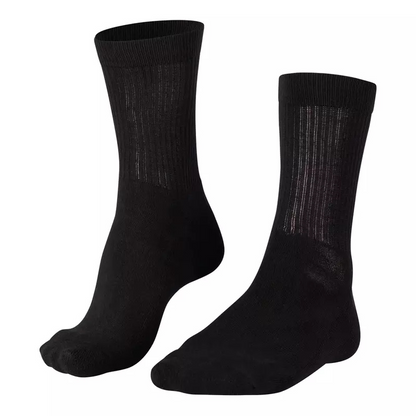 FALKE SOCK TENNIS BLACK MID CALF