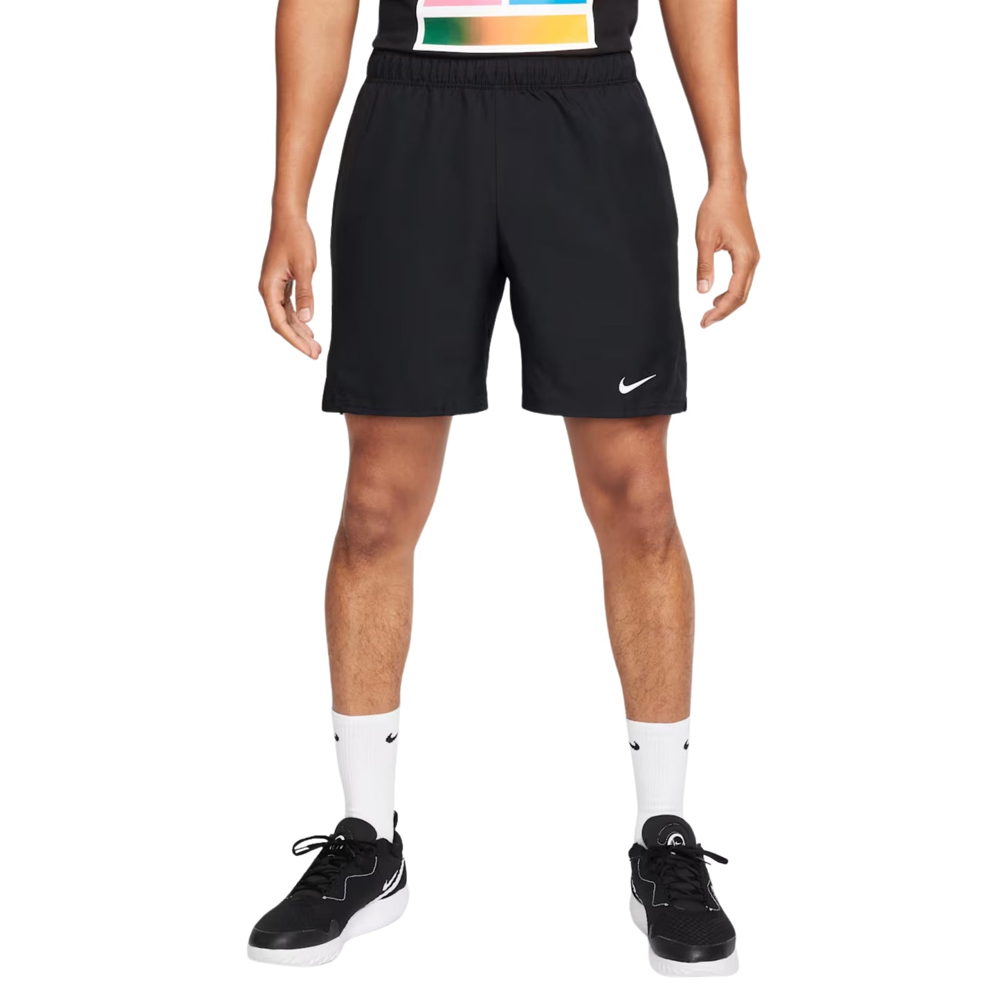 NIKE SHORT VICTORY 7 INCH MN BLACK/WHITE (SS26)