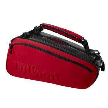 WILSON BAG SUPER TOUR CLASH V2.0 9R RED/BLK (2021)