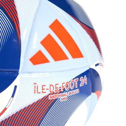 ADIDAS BALL SOCCER OLYMPICS ILE-DE-FOOT MINI WHITE/SOLAR RED (AW24)