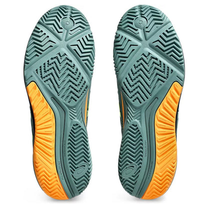 ASICS SHOE G-RESOLUTION 9 PADEL MN CELADON/SAFETY YELLOW (AW24)