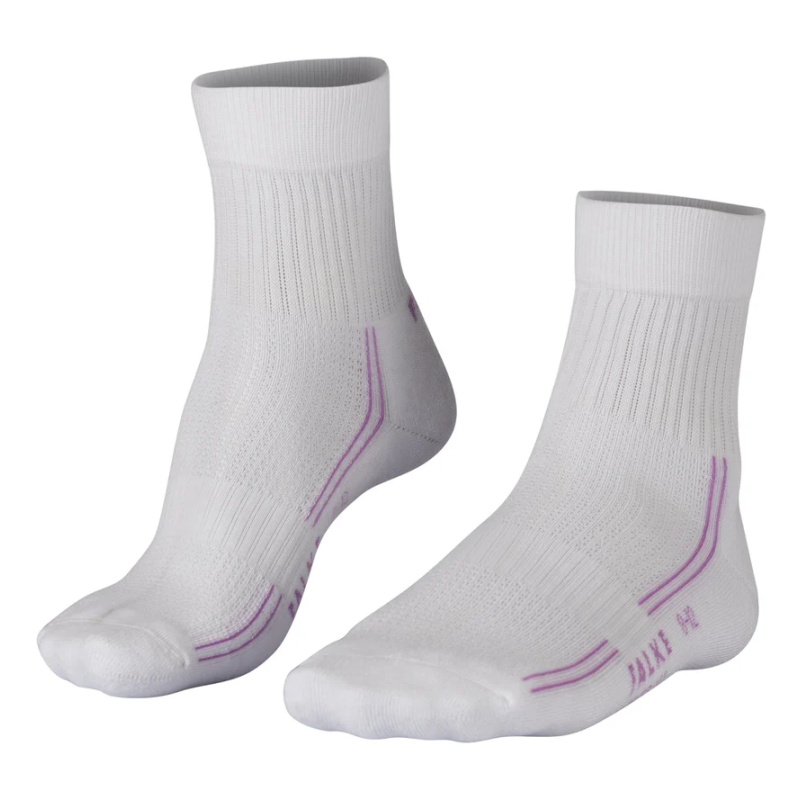 FALKE SOCK NETBALL CUSHION WHITE/LILAC (SS24)