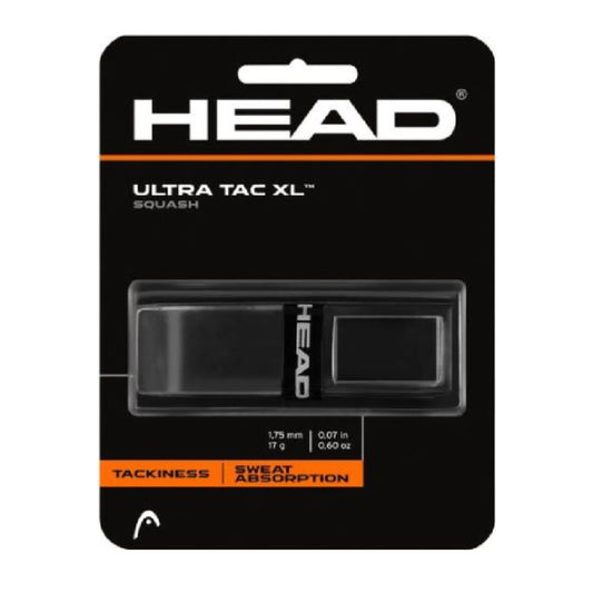 HEAD Ultra Tac XL squash grip packaging on a white background