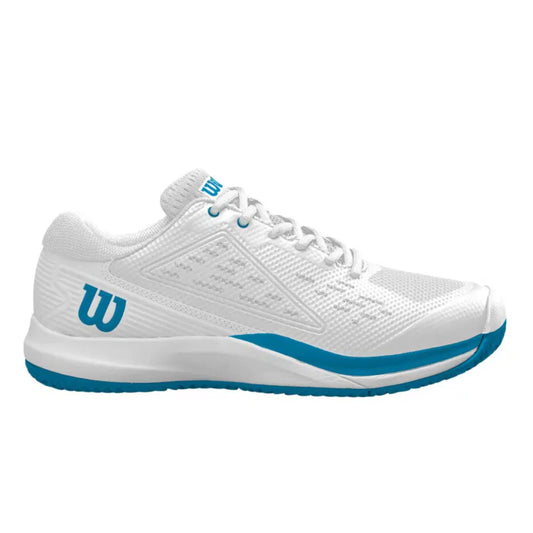 WILSON SHOE RUSH PRO ACE MN WHITE/ATOMIC BLUE (AW25)