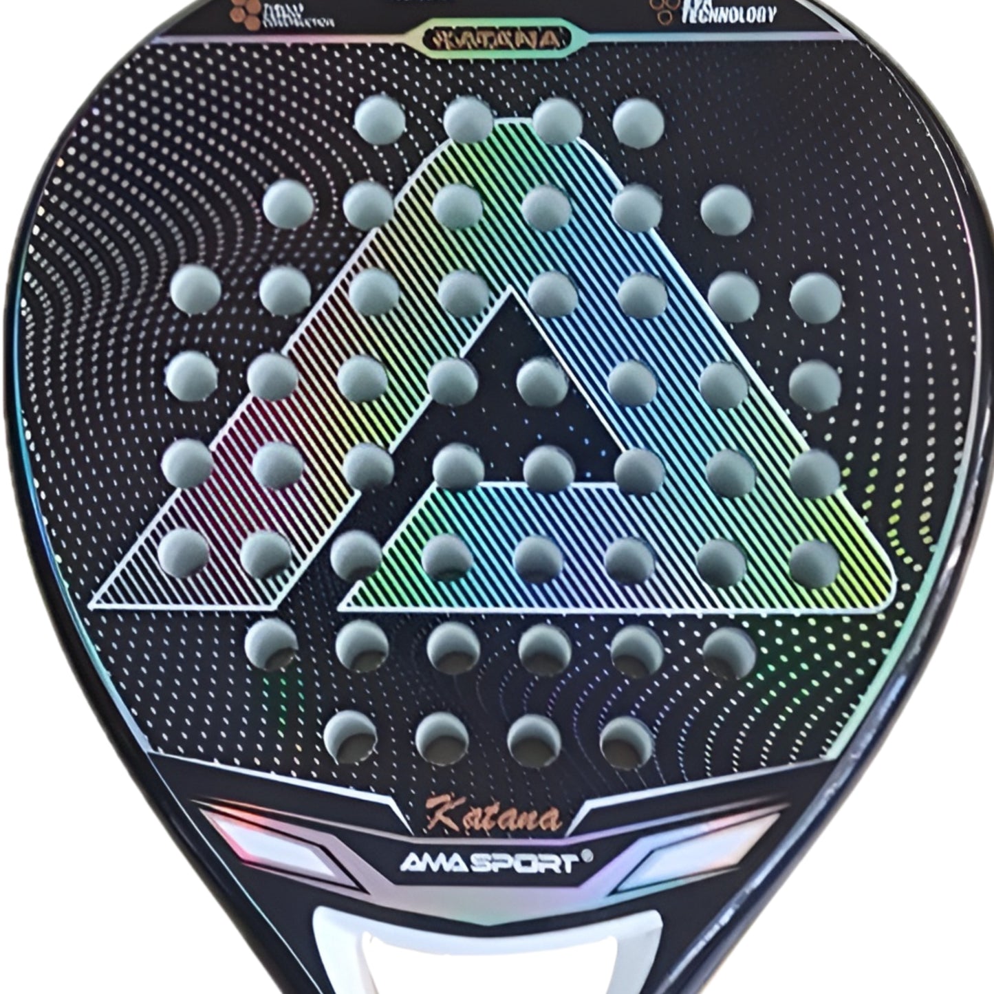 AMA PADEL KATANA JNR BLACK SILVER 330G