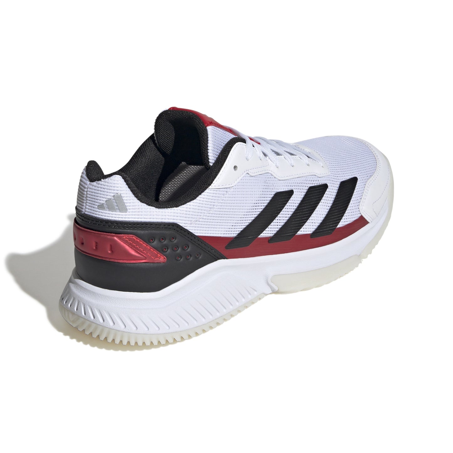 ADIDAS SHOE PADEL COURTQUICK MN WHITE/BLACK/LUCID RED (SS25)