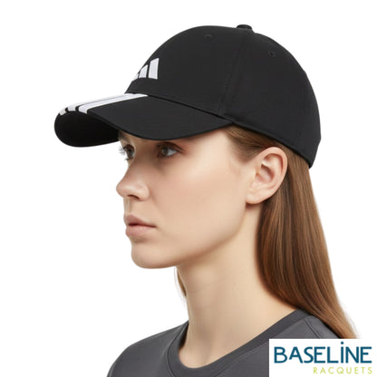 ADIDAS CAP 3-STRIPES NEW LOGO BLACK/WHITE (AW25)