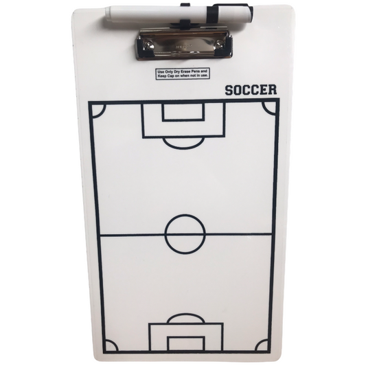 DIR CLIPBOARD SOCCER COACHES + MARKER WHT (TBD)