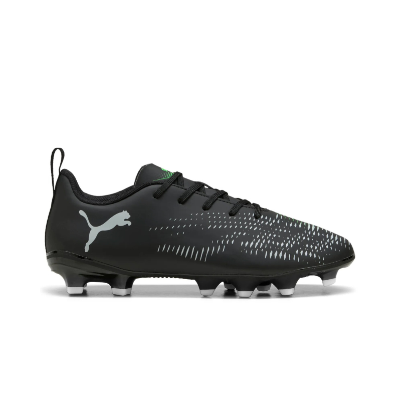 PUMA BOOT FUTURE 8 PLAY KID FG/AG BLACK/GRAY/FLUO GREEN (SS25)