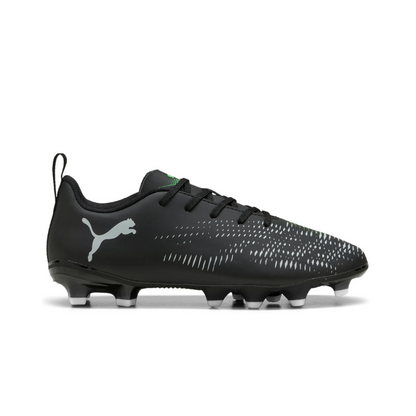 PUMA BOOT FUTURE 8 PLAY KID FG/AG BLACK/GRAY/FLUO GREEN (SS25)