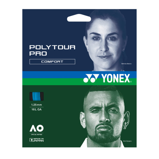 YONEX STRING POLYTOUR PRO 1.25MM 16G BLU SET